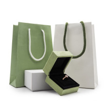 Hochwertige Luxusverpackung Softly Ribbon Schmuck Samtbox
